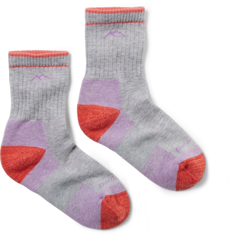 REi Co-op IE Darn Tough Coolmax Micro Crew Cushion Socks Women Light Gray