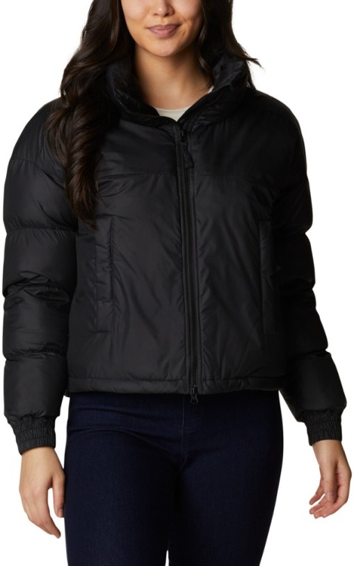 Columbia Pike Lake Cropped Insulated Jacket Women REi Co-op IE Black