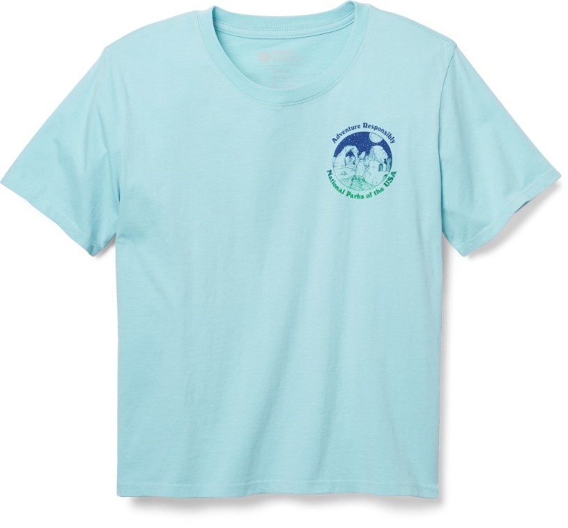 Blue REi Co-op IE Parks Project Fill In Your Park Boxy T-Shirt Women