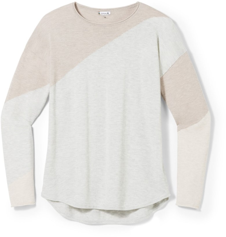 Dune Smartwool Shadow Pine Colorblock Sweater Women REi Co-op IE