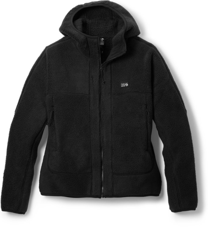 REi Co-op IE Mountain Hardwear Hicamp Fleece Full-Zip Hoodie Women Black