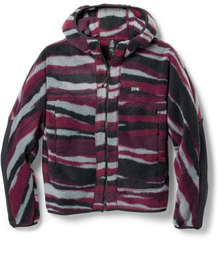 Red REi Co-op IE Mountain Hardwear Hicamp Fleece Full-Zip Hoodie Women