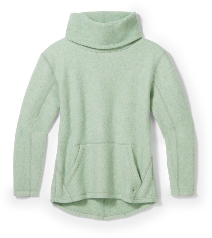 Smartwool Hudson Trail Fleece Pullover Women REi Co-op IE Light Jade
