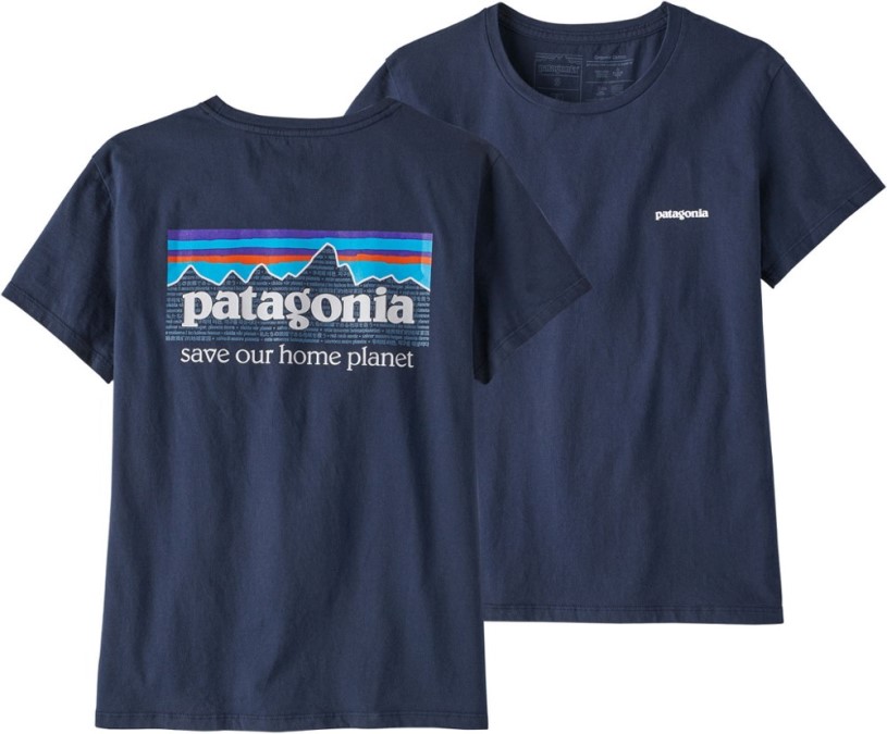New Navy REi Co-op IE Patagonia P-6 Mission Organic T-Shirt Women