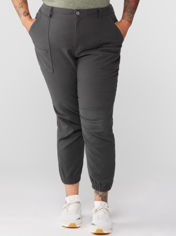 Black REi Co-op IE Trailsmith Jogger Pants Women Plus Sizes