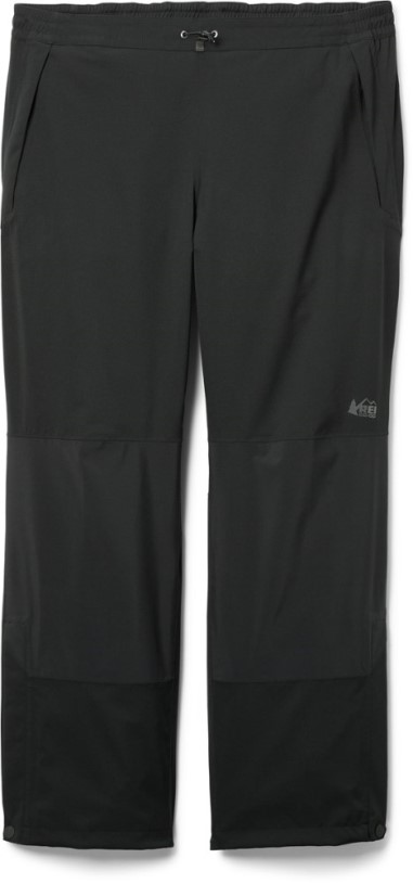 Black REi Co-op IE Talusphere 2.0 Rain Pants Women Plus Sizes