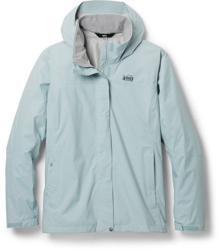 Blue REi Co-op IE Rainier Rain Jacket Women Plus Sizes