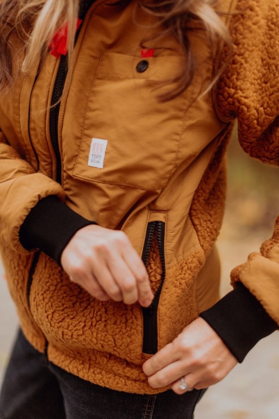 Topo Designs Subalpine Fleece Jacket Women Khaki REi Co-op IE