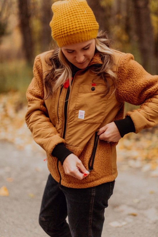 Topo Designs Subalpine Fleece Jacket Women Khaki REi Co-op IE