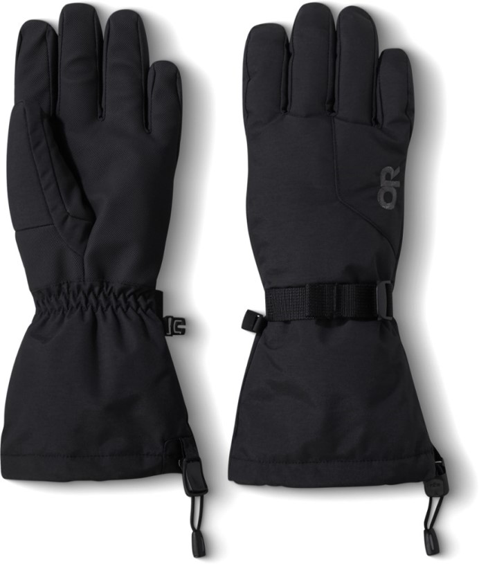 Black Outdoor Research Adrenaline Gloves Women REi Co-op IE