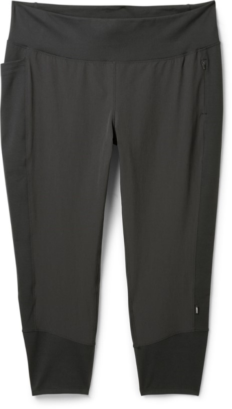 Black REi Co-op IE Flash Hybrid Tights Women Plus Sizes