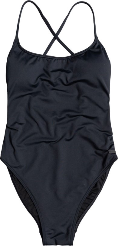 REi Co-op IE Anthracite Roxy Beach Classics One-Piece Swimsuit Women