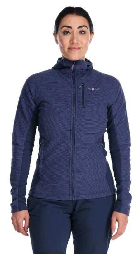 Blue REi Co-op IE Rab Capacitor Fleece Hoodie Women