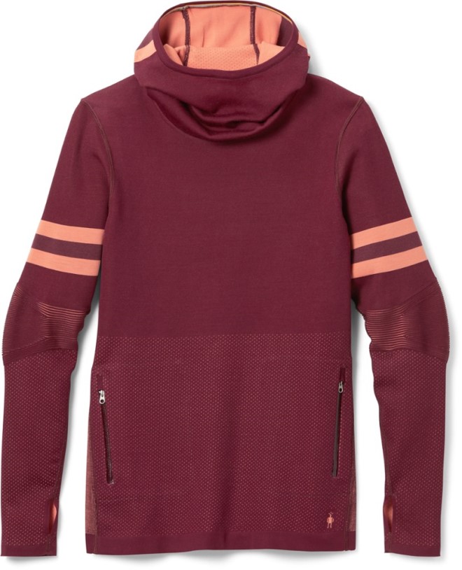 Smartwool Intraknit Merino Tech Pullover Hoodie Women Black REi Co-op IE