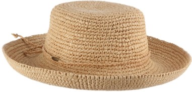 Scala Sienna Petite Crochet Raffia Sun Hat Women Tan REi Co-op IE