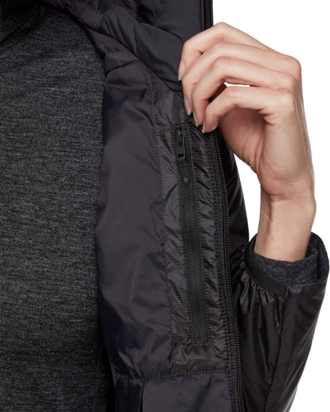 Black REi Co-op IE Black Diamond Vision Hybrid Insulated Hoodie Women
