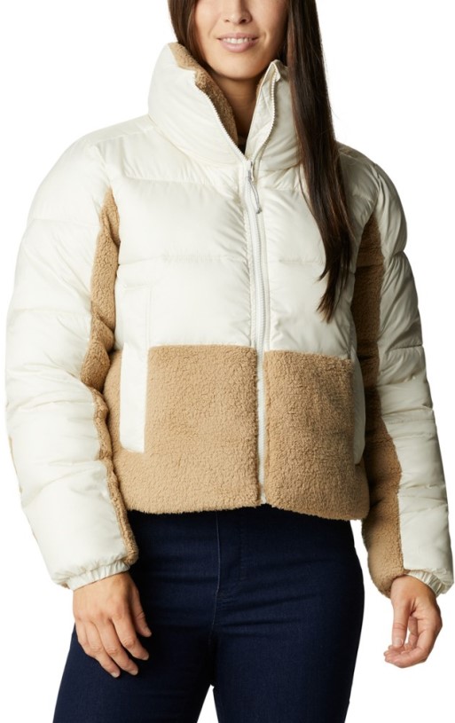 REi Co-op IE Chalk-Beach Columbia Leadbetter Point Sherpa Hybrid Insulated Jacket Women