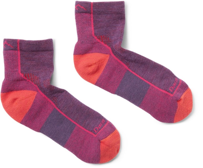 REi Co-op IE Darn Tough Hiker Quarter Cushion Socks Women Berry