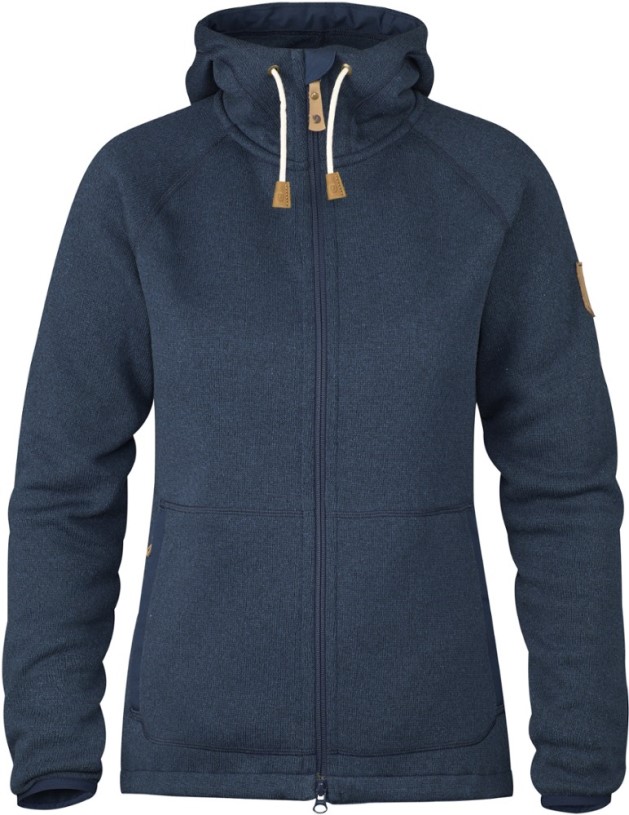 Fjallraven Ovik Fleece Hoodie Women REi Co-op IE Navy