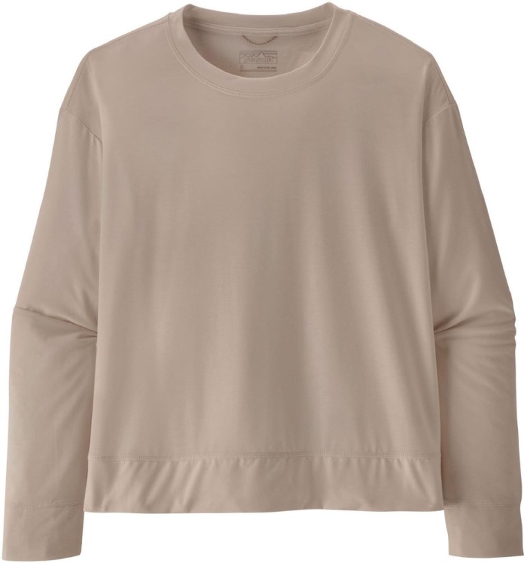 REi Co-op IE Shroom Taupe Patagonia Glorya Long-Sleeve Twist Top Women