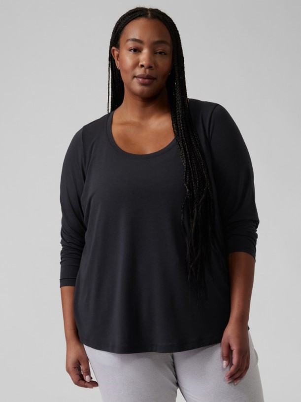Black Athleta Stratus Ii Top Women REi Co-op IE