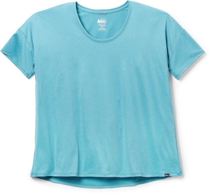 Blue REi Co-op IE Sahara T-Shirt Women Plus Sizes