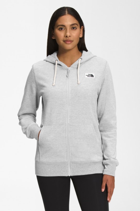 The North Face Heritage Patch Full-Zip Hoodie Women Grey REi Co-op IE