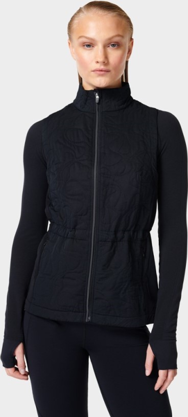 Sweaty Betty Fast Track Thermal Insulated Vest Women Black REi Co-op IE