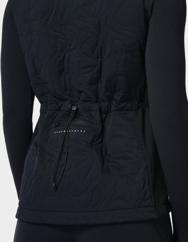 Sweaty Betty Fast Track Thermal Insulated Vest Women Black REi Co-op IE