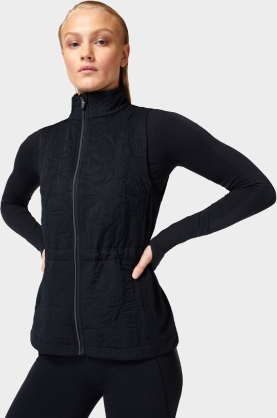 Sweaty Betty Fast Track Thermal Insulated Vest Women Black REi Co-op IE