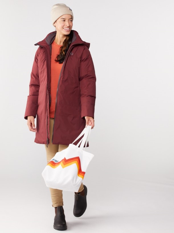 Shaded Sumac REi Co-op IE Stormhenge Down Hybrid Parka Women