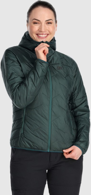 Outdoor Research Superstrand Lt Insulated Hoodie Women REi Co-op IE Treeline