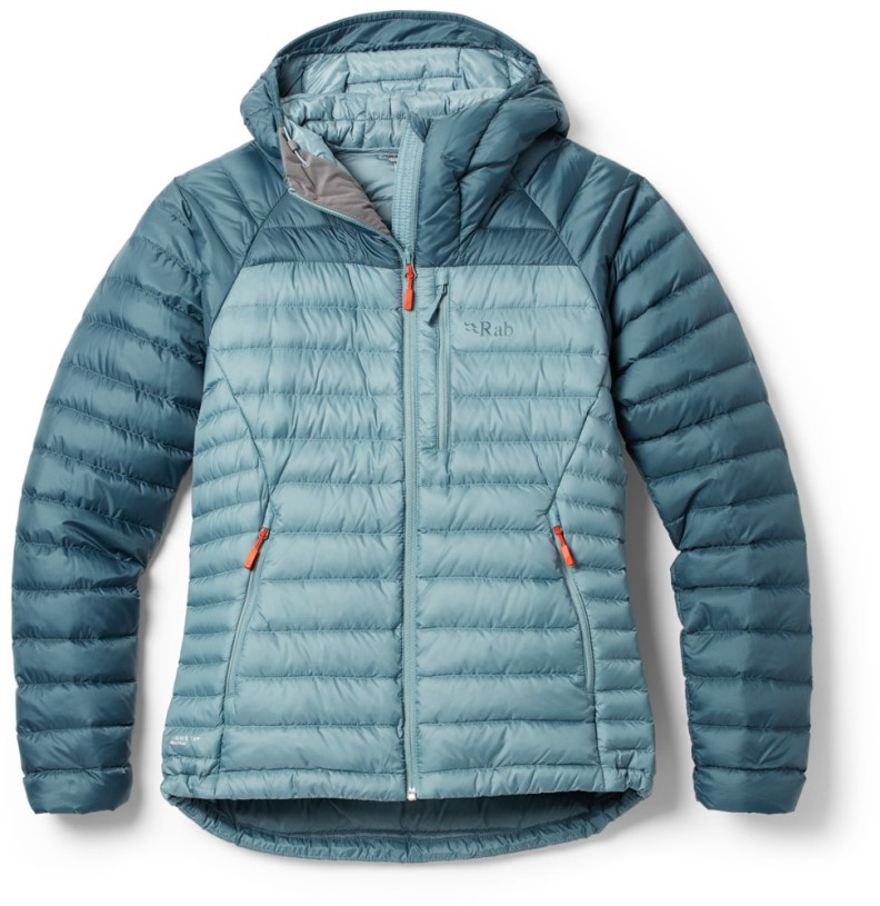 Blue REi Co-op IE Rab Microlight Alpine Down Jacket Women