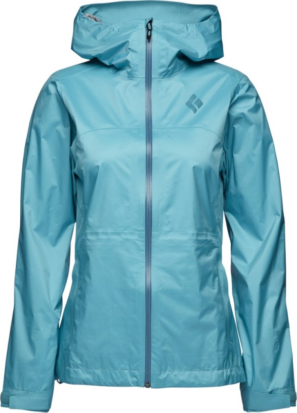 REi Co-op IE Black Diamond Treeline Stretch Shell Rain Jacket Women Blue