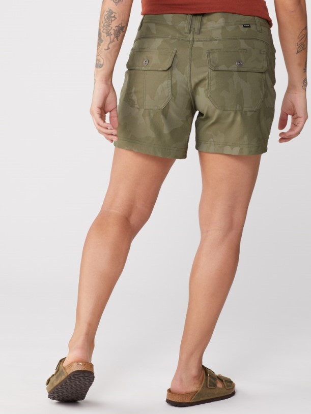 Prana Halle Shorts Ii Women 5 Inseam Sage Camo REi Co-op IE