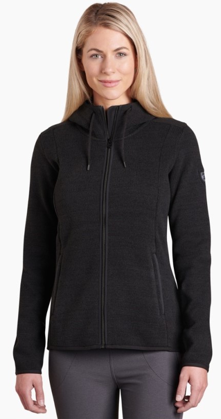REi Co-op IE Kuhl Ascendyr Fleece Hoodie Women Black