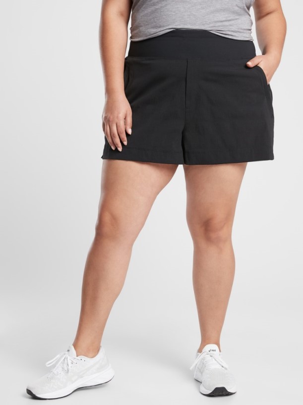 Athleta Trekkie North Shorts Women Plus Sizes Black REi Co-op IE