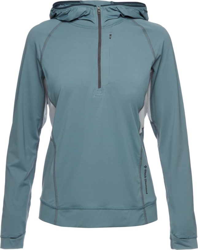 Blue REi Co-op IE Black Diamond Alpenglow Pro Hoodie Women