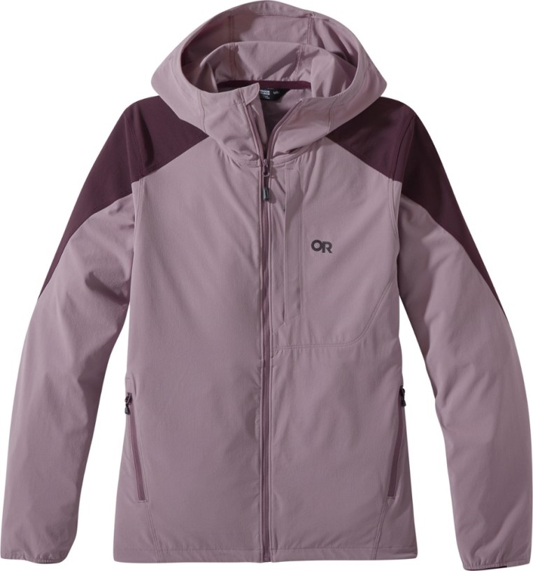REi Co-op IE Outdoor Research Ferrosi Hoodie Women Moth-Elk