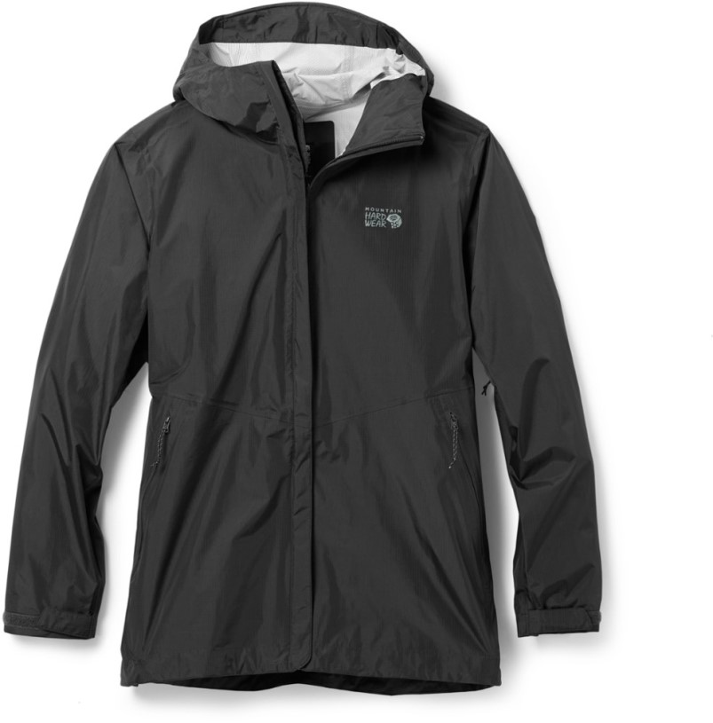 REi Co-op IE Dark Storm Mountain Hardwear Acadia Rain Jacket Women