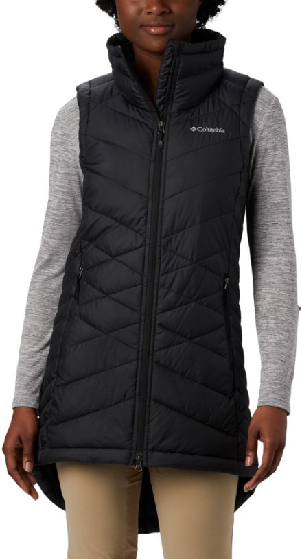 Columbia Heavenly Long Insulated Vest Women Black REi Co-op IE