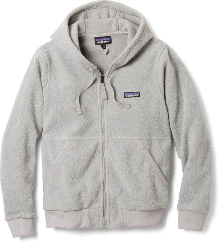 Patagonia Shearling Fleece Hoodie Women Grey REi Co-op IE