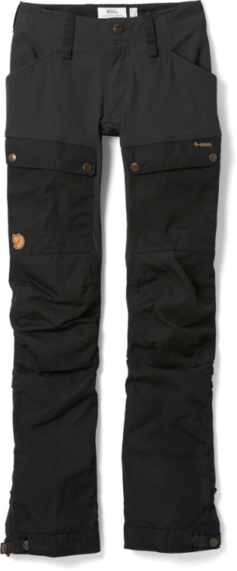 Black Fjallraven Keb Trousers Women Curved Fit REi Co-op IE