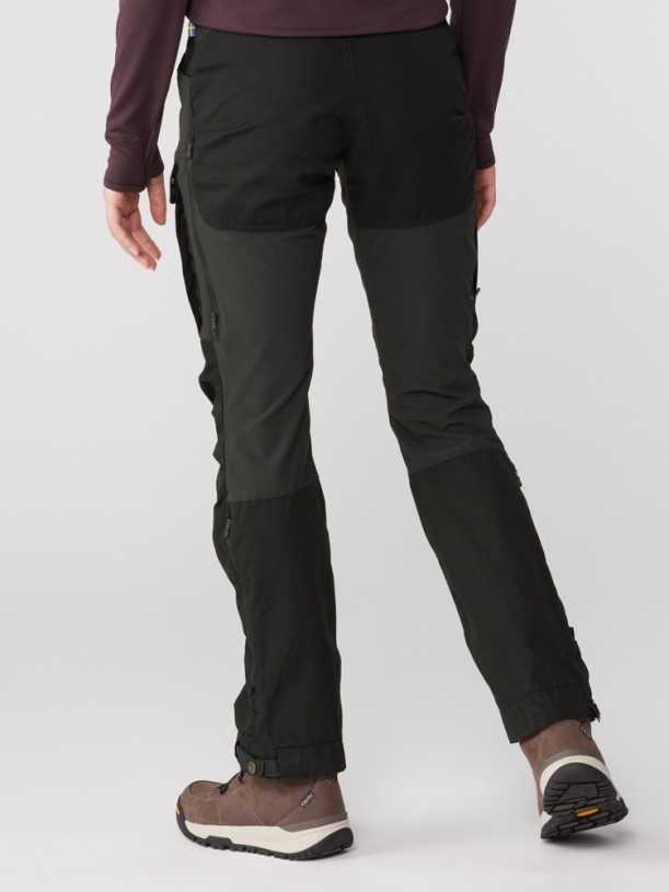 Black Fjallraven Keb Trousers Women Curved Fit REi Co-op IE