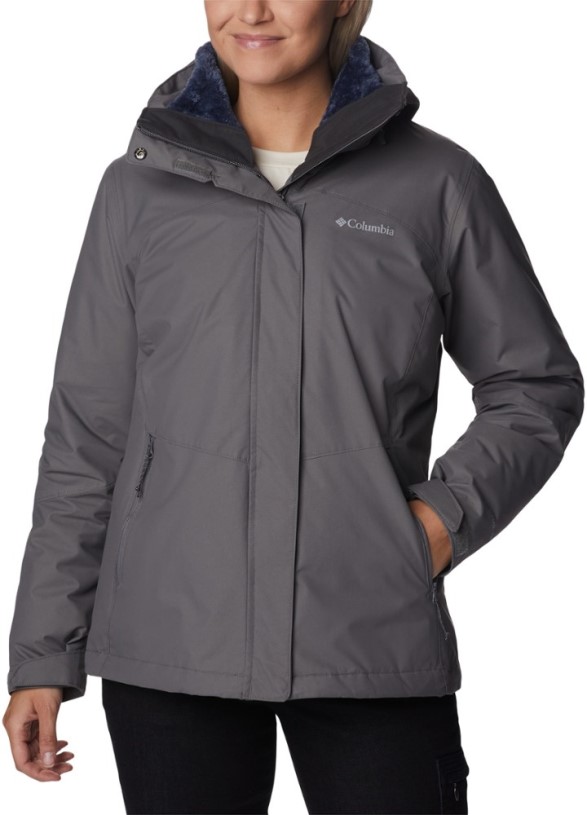 Columbia Bugaboo Ii Fleece Interchange 3-In-1 Jacket Women REi Co-op IE Grey