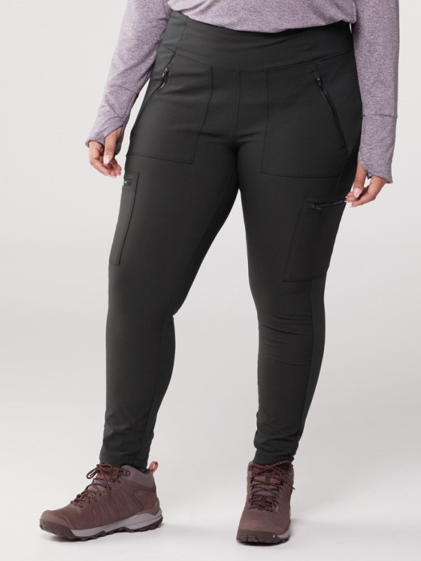 Athleta Headlands Hybrid Cargo Ii Tights Women Plus Sizes Black REi Co-op IE
