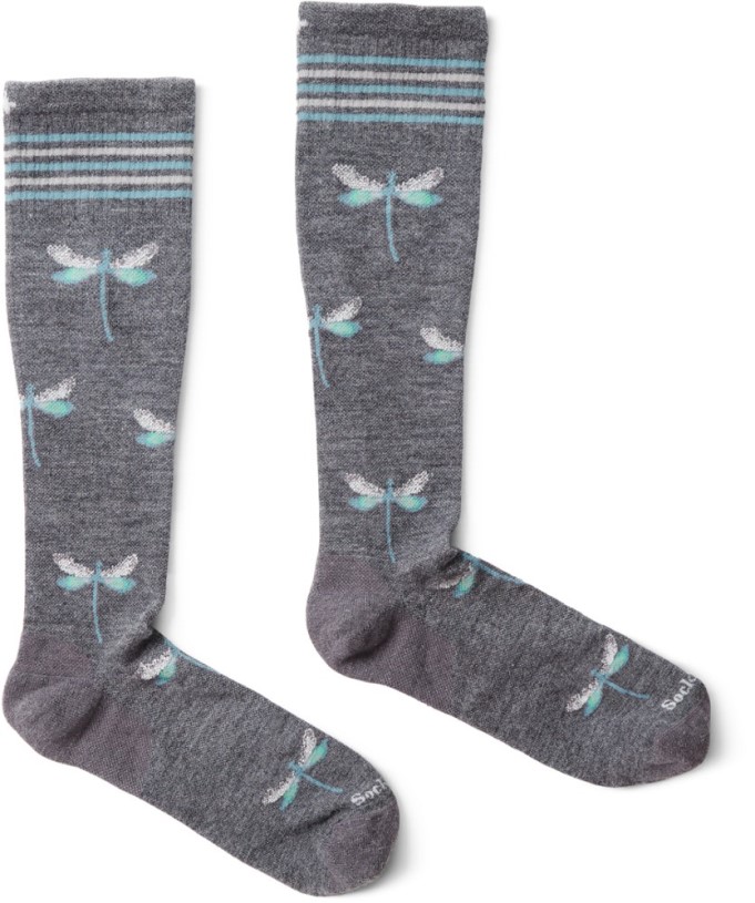 Sockwell Dragonfly Compression Socks Women REi Co-op IE Charcoal