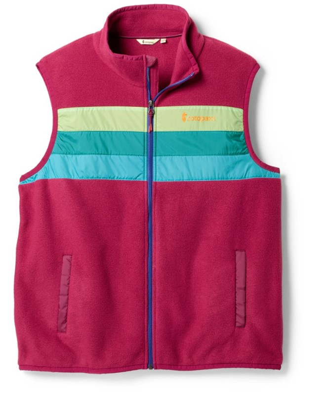 REi Co-op IE Cotopaxi Teca Fleece Vest Women Raspberry Fields