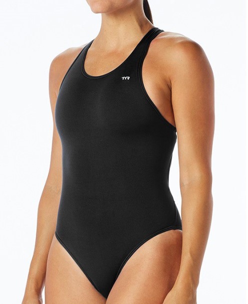 Tyr Durafast Elite Solid Maxfit One-Piece Swimsuit Women REi Co-op IE Black