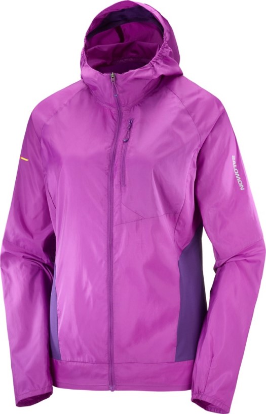 Salomon Bonatti Cross Wind Full-Zip Hoodie Women REi Co-op IE Sparkling Grape